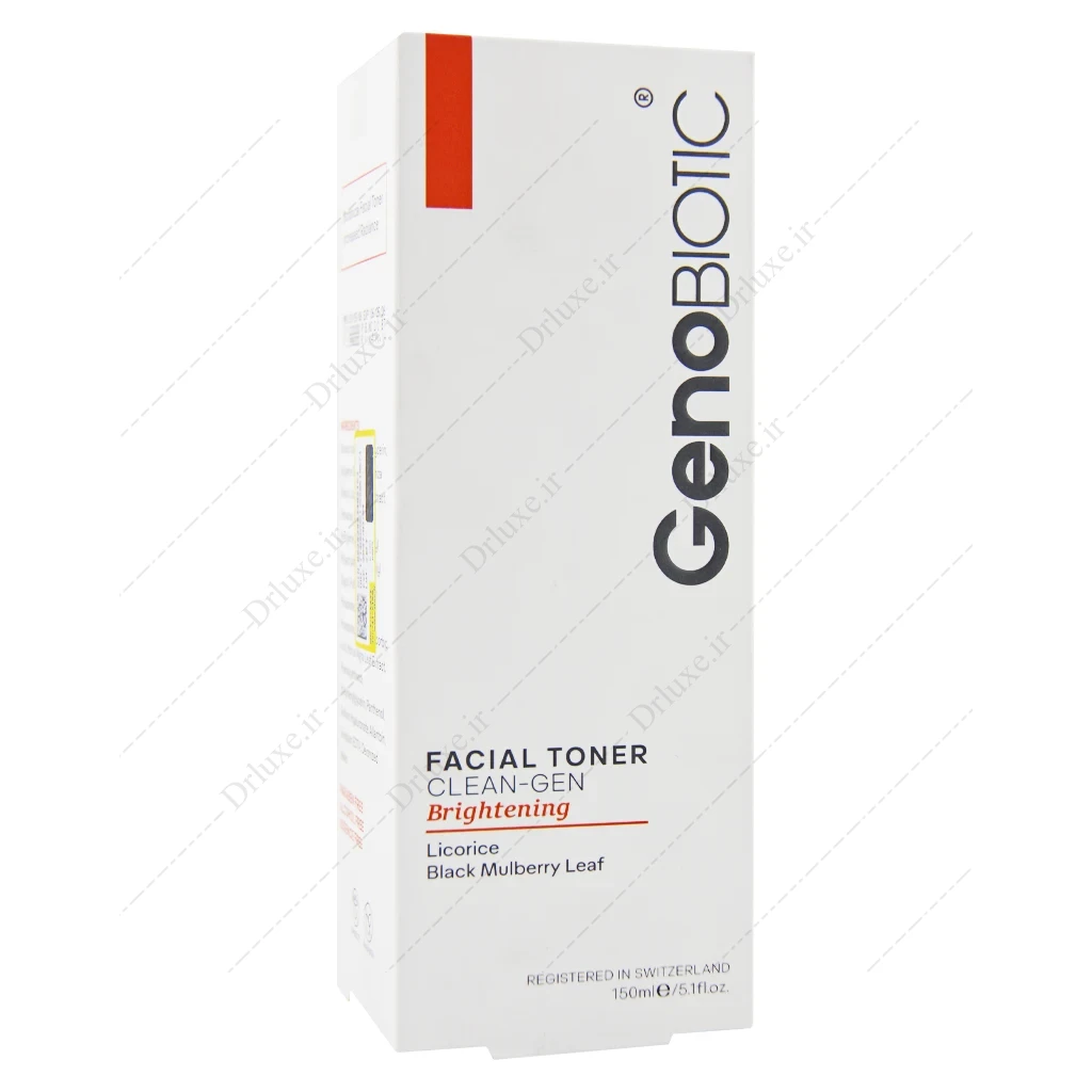 تونر روشن کننده صورت ژنو بایوتیک مدل Clean-Gen